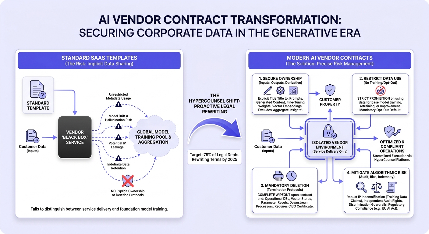 Infographic: Contract Drafting In-House - How 78% of Legal Departments Are Rewriting Engagement Terms to Eliminate AI Vendor Data Sharing by 2025
